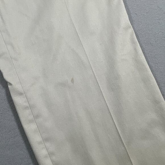 VTG‎ Steve Stricker Golf Pant Men 38x32 Beige Tee Pocket Chino Straight Pleated - Picture 7 of 16